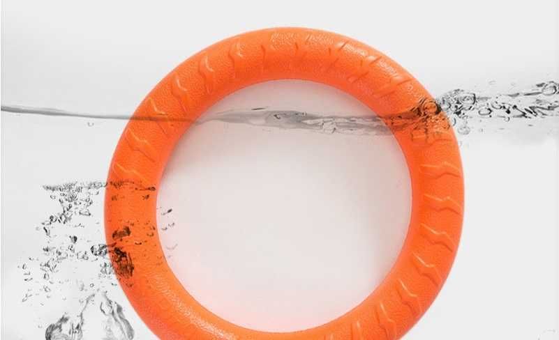 Ring Pływający Latający Mocny Dla Psa Zabawka 16cm