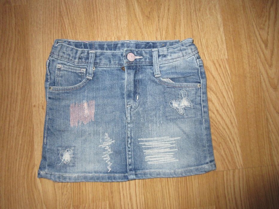 Modna spódniczka jeansowa H&M roz 110
