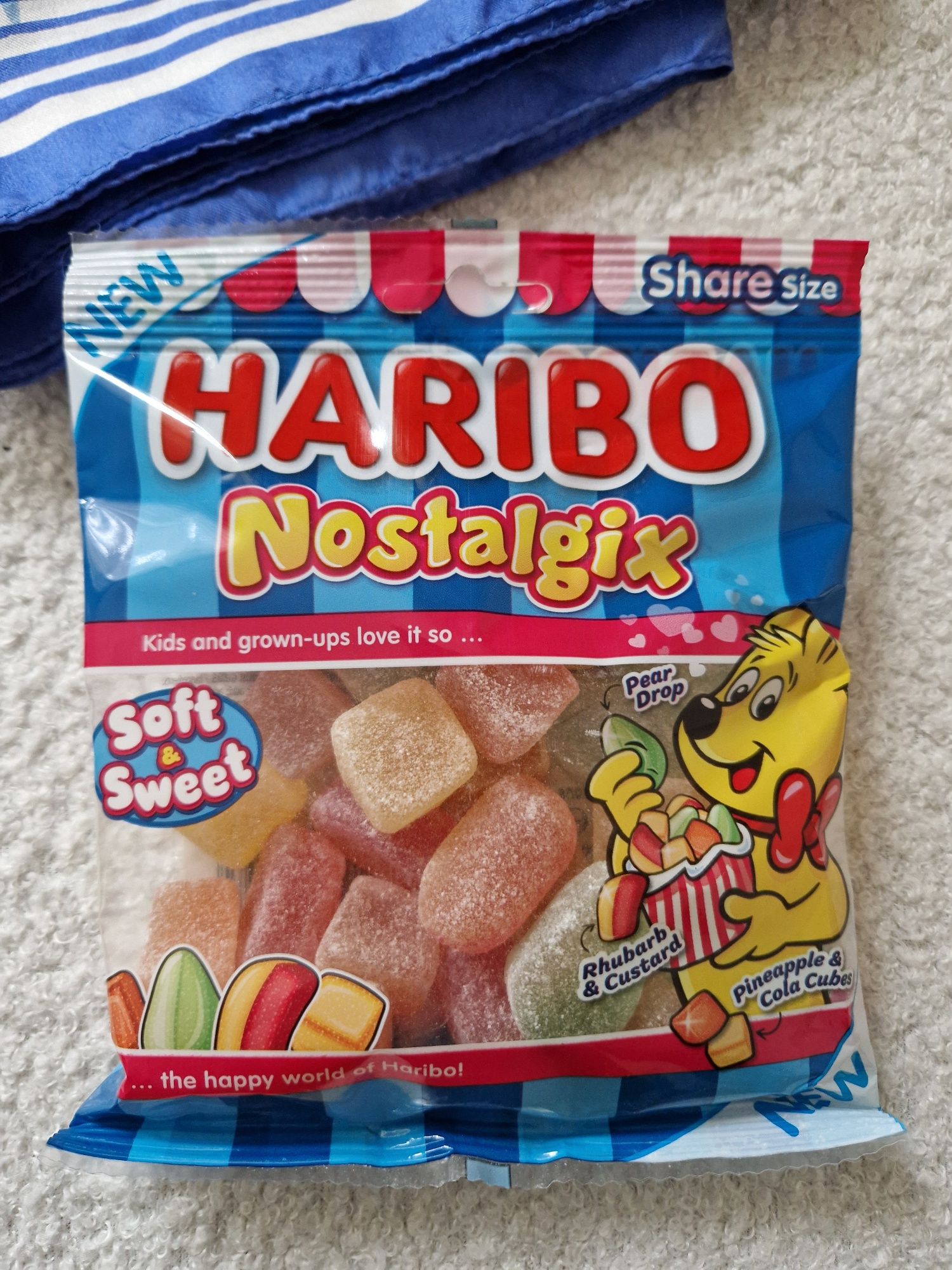 Żelki Haribo Nostalgix limitowana Edycja na UK Wielką Brytanię