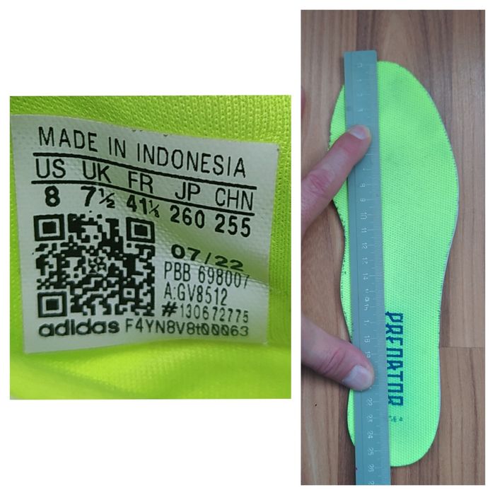 Стильні футзалки Adidas Predator, p.41,1/3