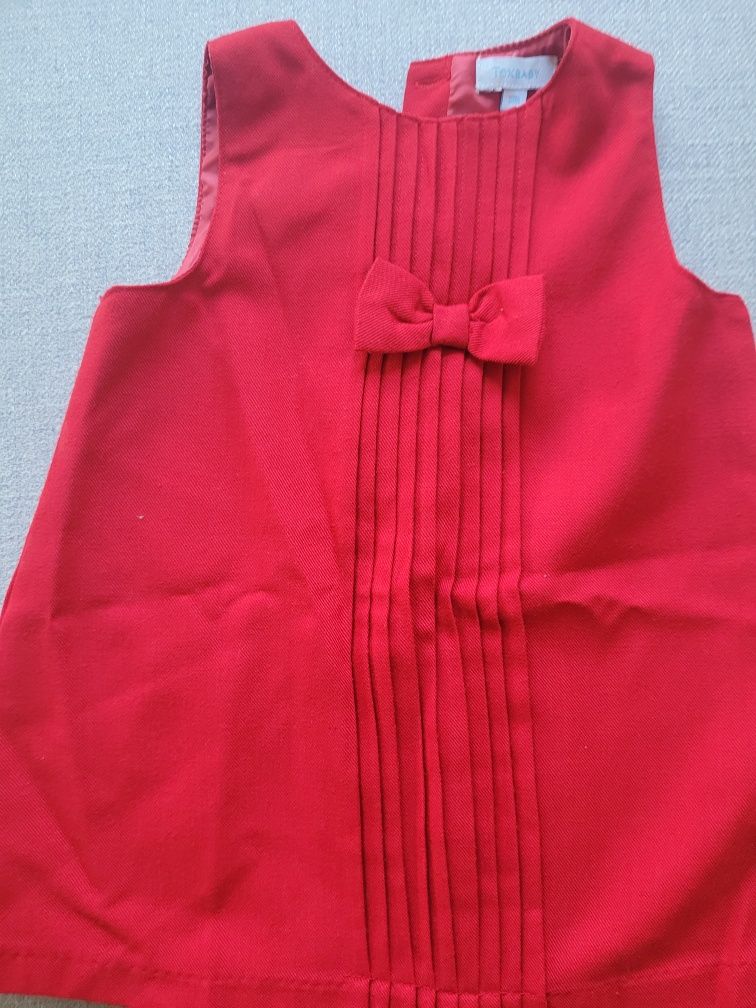 Sukienka czerwona letnia 18 miesięcy