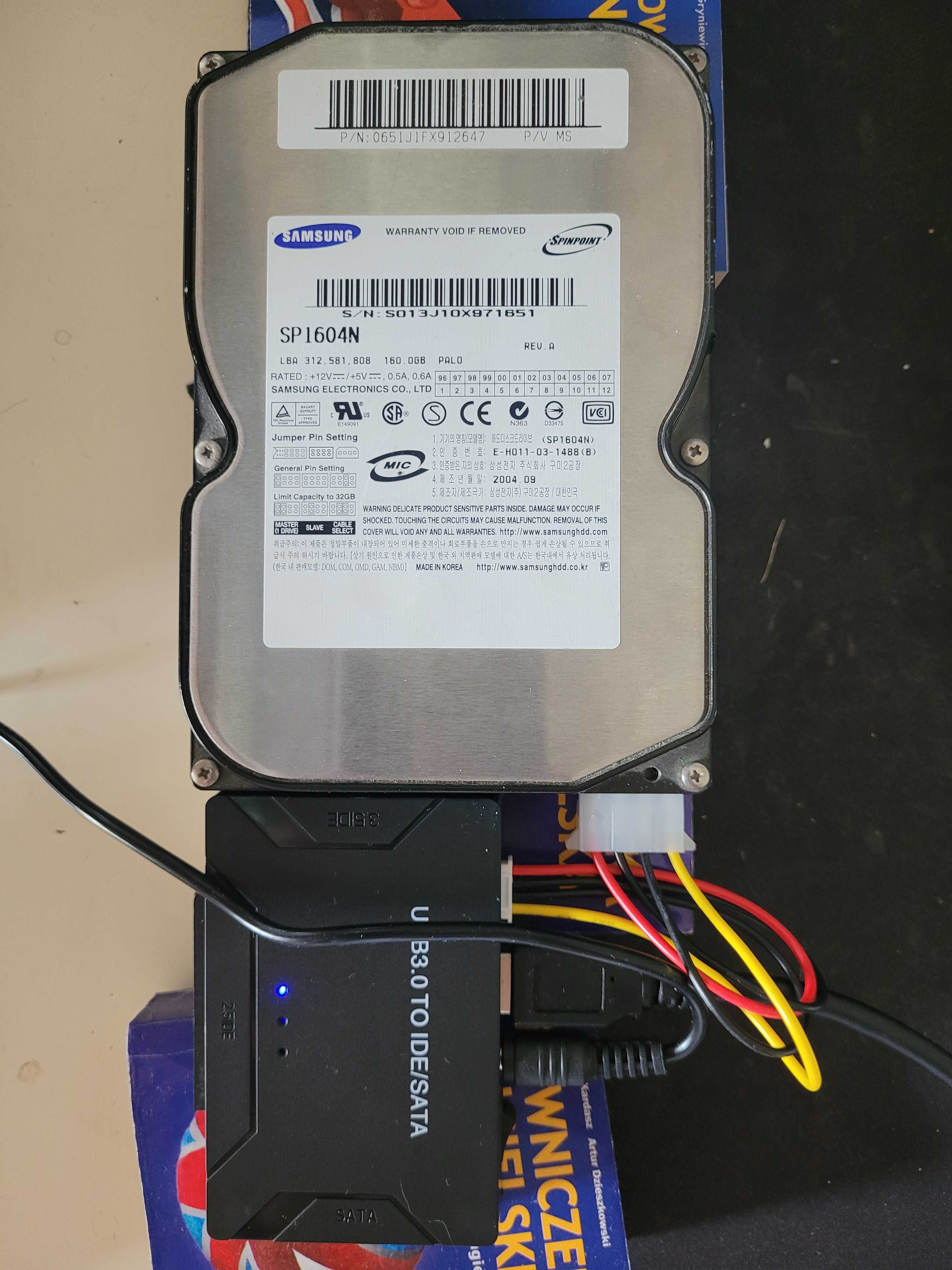 Dysk HDD Samsung 160GB SP1604N