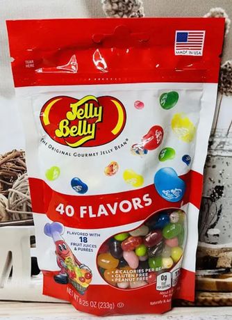 США Цукерки-боби Jelly Belly 40 смаків, 233грам