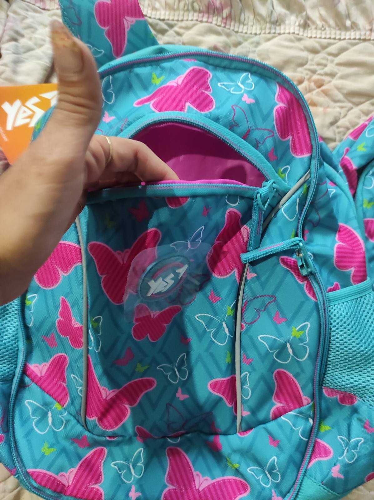 Супер яркий красочный школьный рюкзак два в одном младшие классы