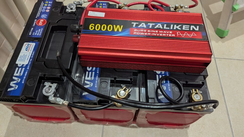 Комплект енергозберігаючий,інвертор, акумулятори