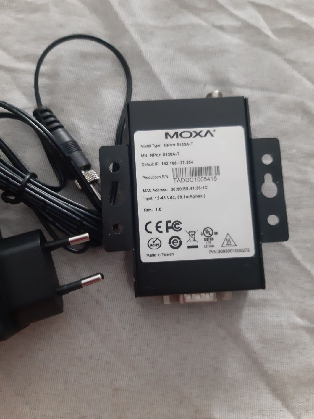 Moxa 5130A  z zasilaczem