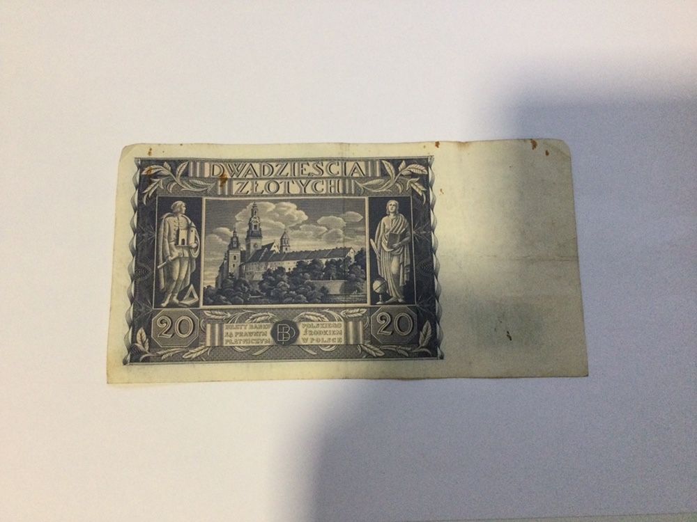 Banknot 20 pln z 1936 r