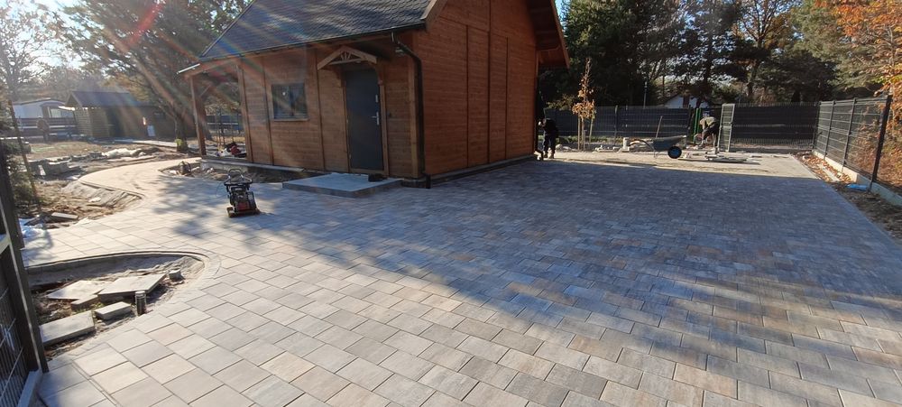 Układanie kostki brukowej brukarstwo odwodnienia