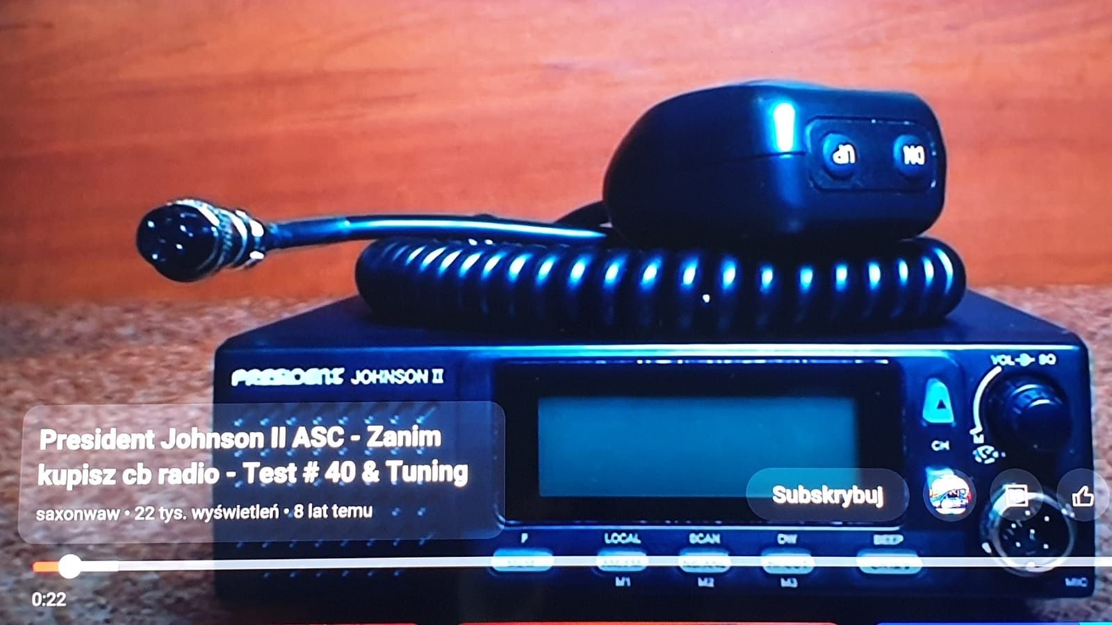 Cb Radio President Johnson 2 ASC TUNING SAXON WAW