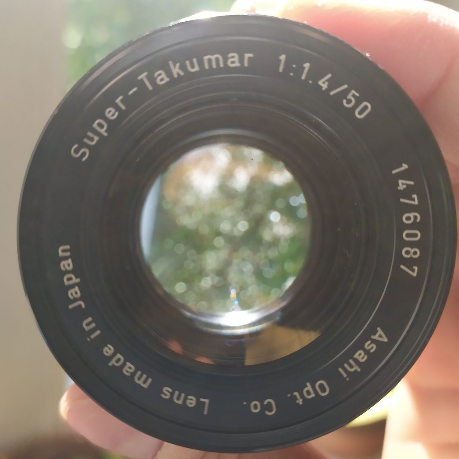 Super-Takumar 1:1.4/50 pierwsza 8 elementowa wersja