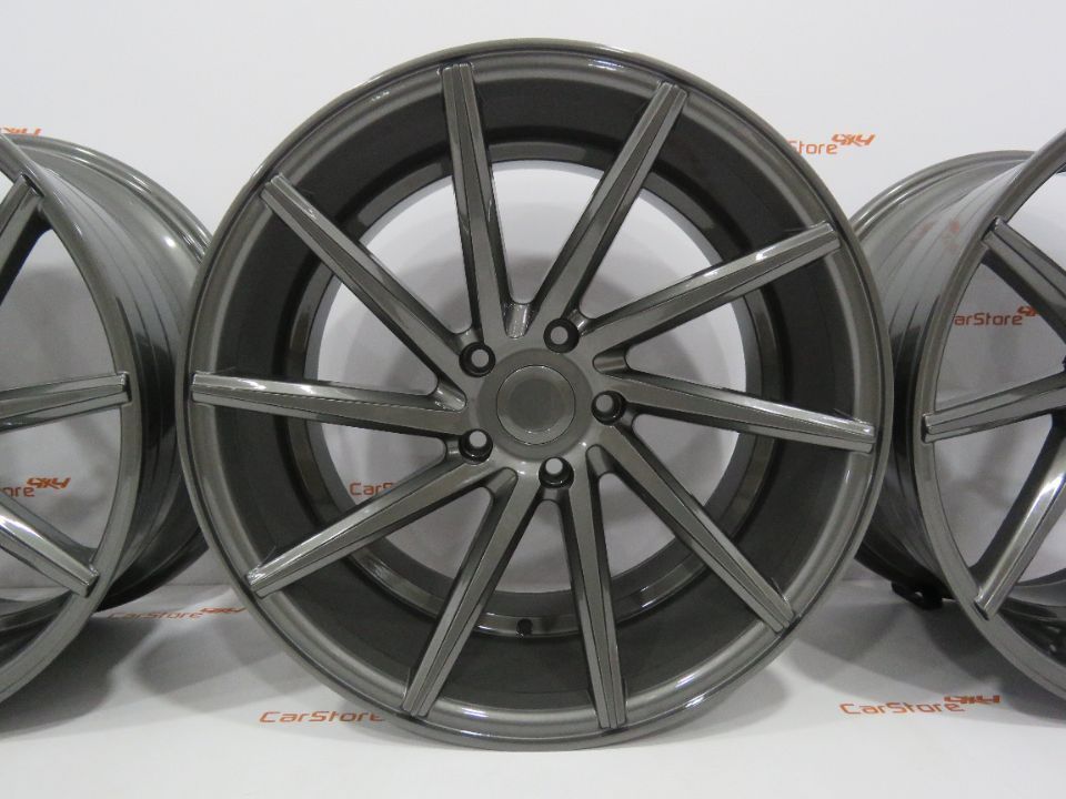 Jantes Look Vossen CVT 19 8.5+9.5 et35 5x112 Antracite