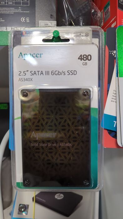 Нові SSD накопичувачі Apacer AS340X 480 GB (AP480GAS34