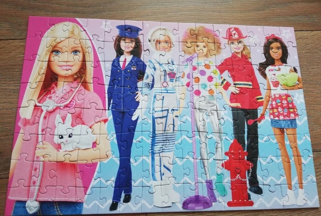 Puzzle Barbie 120 elementów