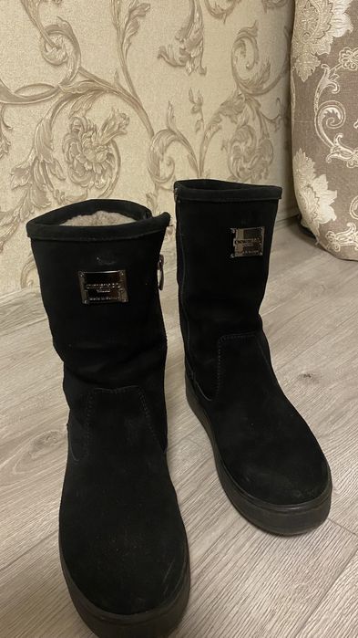 Зимові напівчобітки.зима натуральні