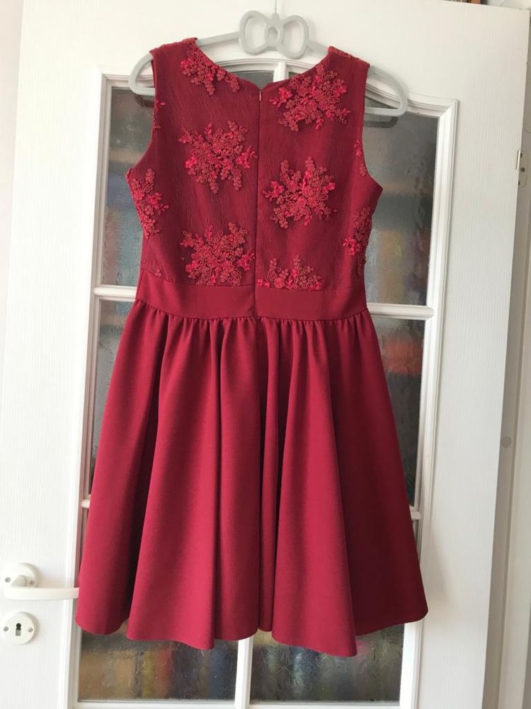 Sukienka roco burgundowa