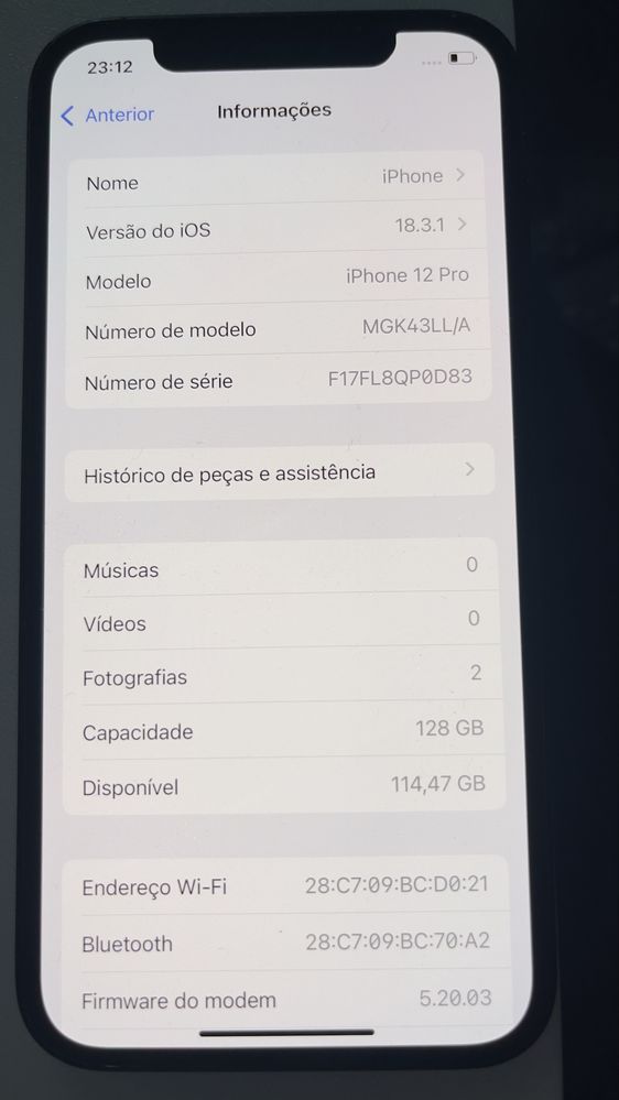Iphone 12 pro 128gb (Reservado)