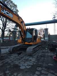 JCB 220 X LC  Koparka gąsienicowa JCB 220X z głowicą ścinkową Forestcutter leasing