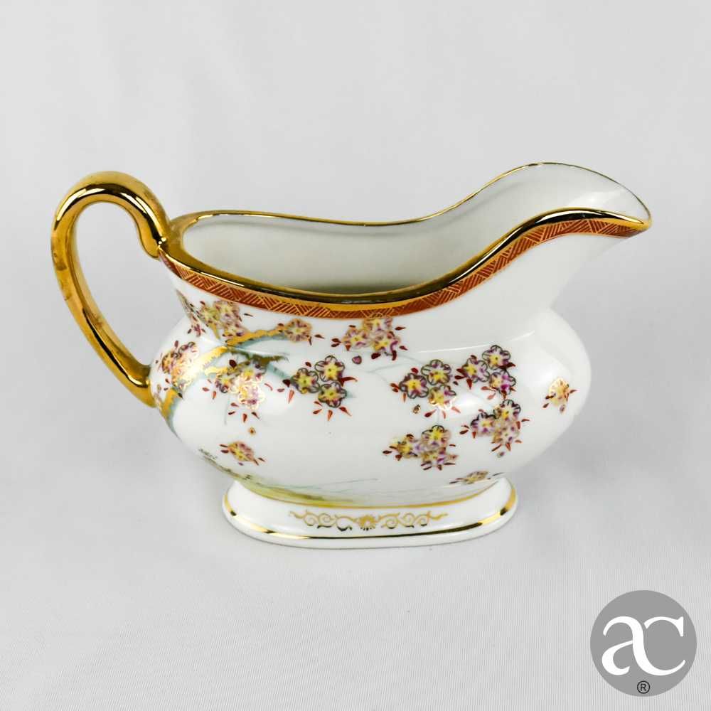 Molheira em porcelana da China, decoração Faisões e flores, circa 1970