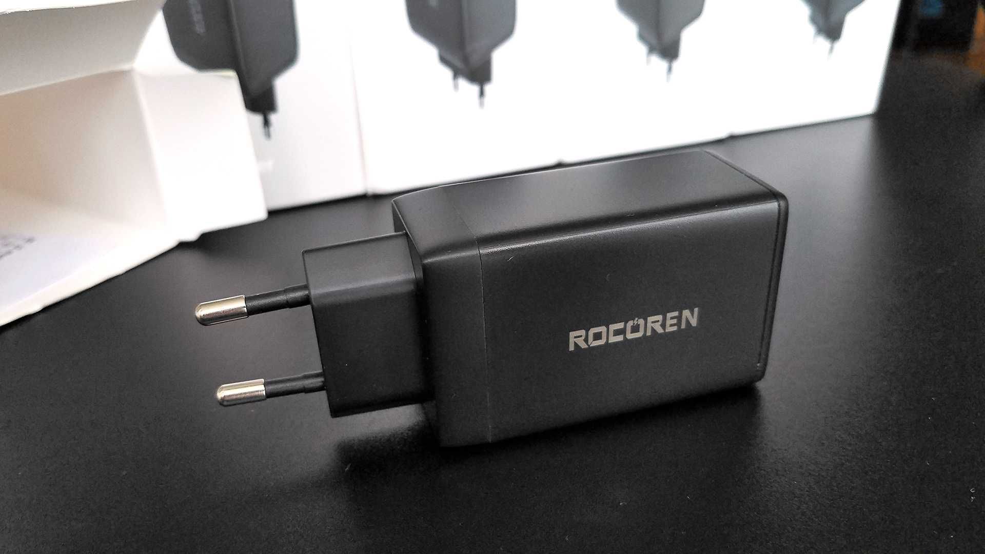 Универсальное зарядное устройство Rocoren GaN 65W (65 Вт)