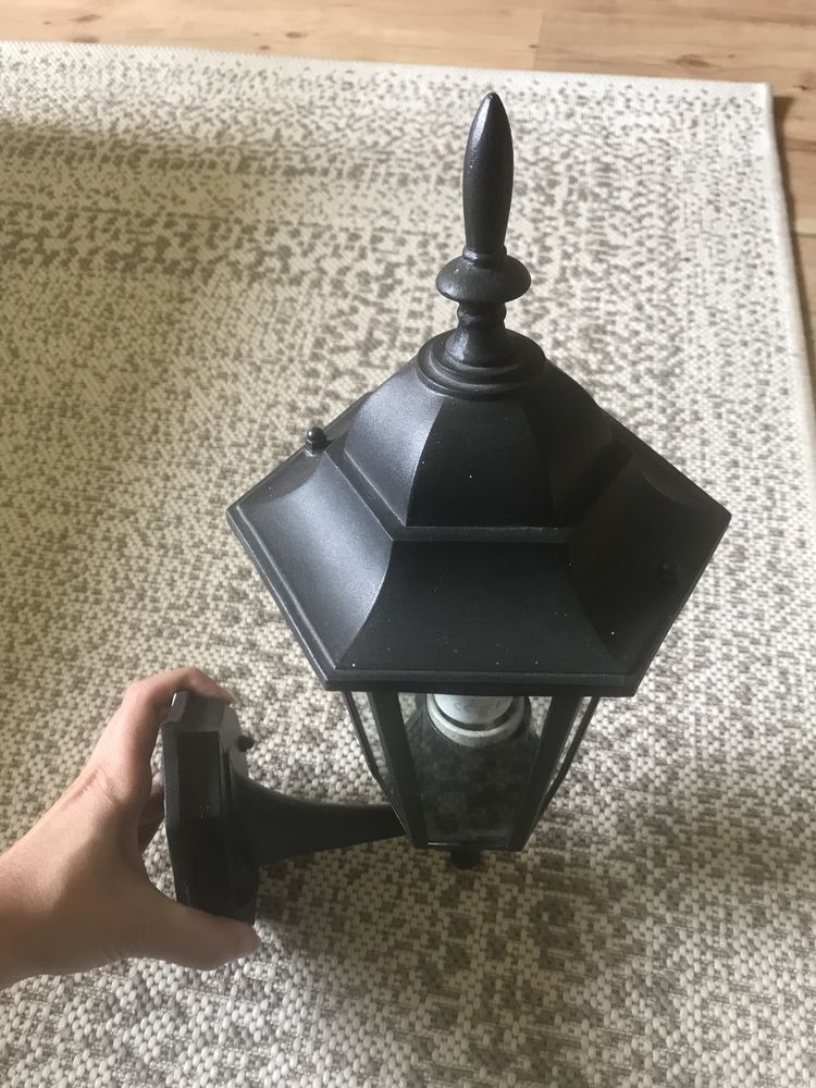 Lampa metalowa boczna
