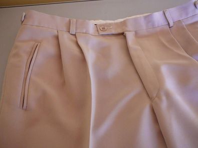 Męskie eleganckie spodnie z kantem XL ciężki lejący materiał