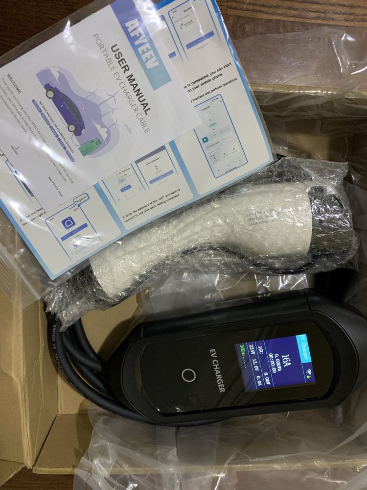 Зарядка для елекромобіля Tesla nacs, Type 1 J1772 16a з WIFI, type2