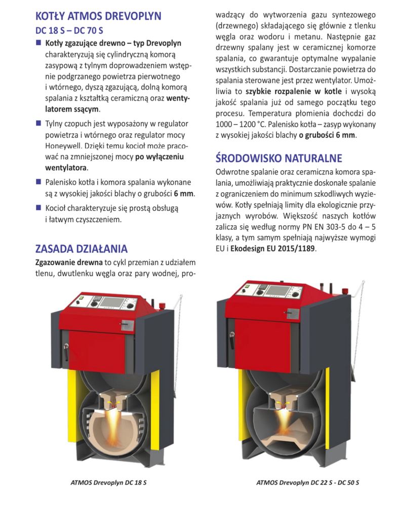 Kocioł*Piec*Atmos*DC 18S*20 kW*Zgazowujący*Drewno*Czyste Powietrze !!