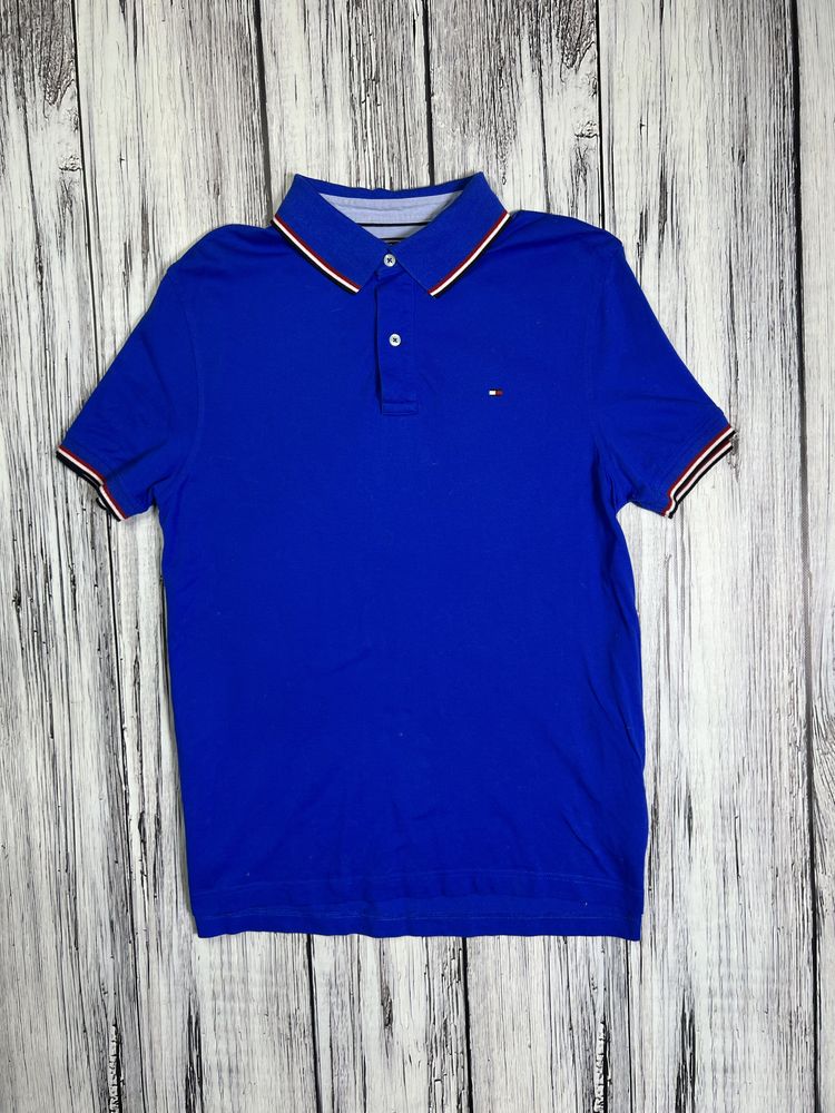 Tommy Hilfiger поло футболка  оригинал М размер polo синяя