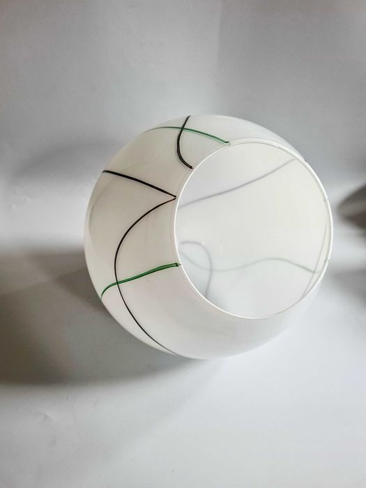 Klosz do lampy new look lata 50 PRL, malowany