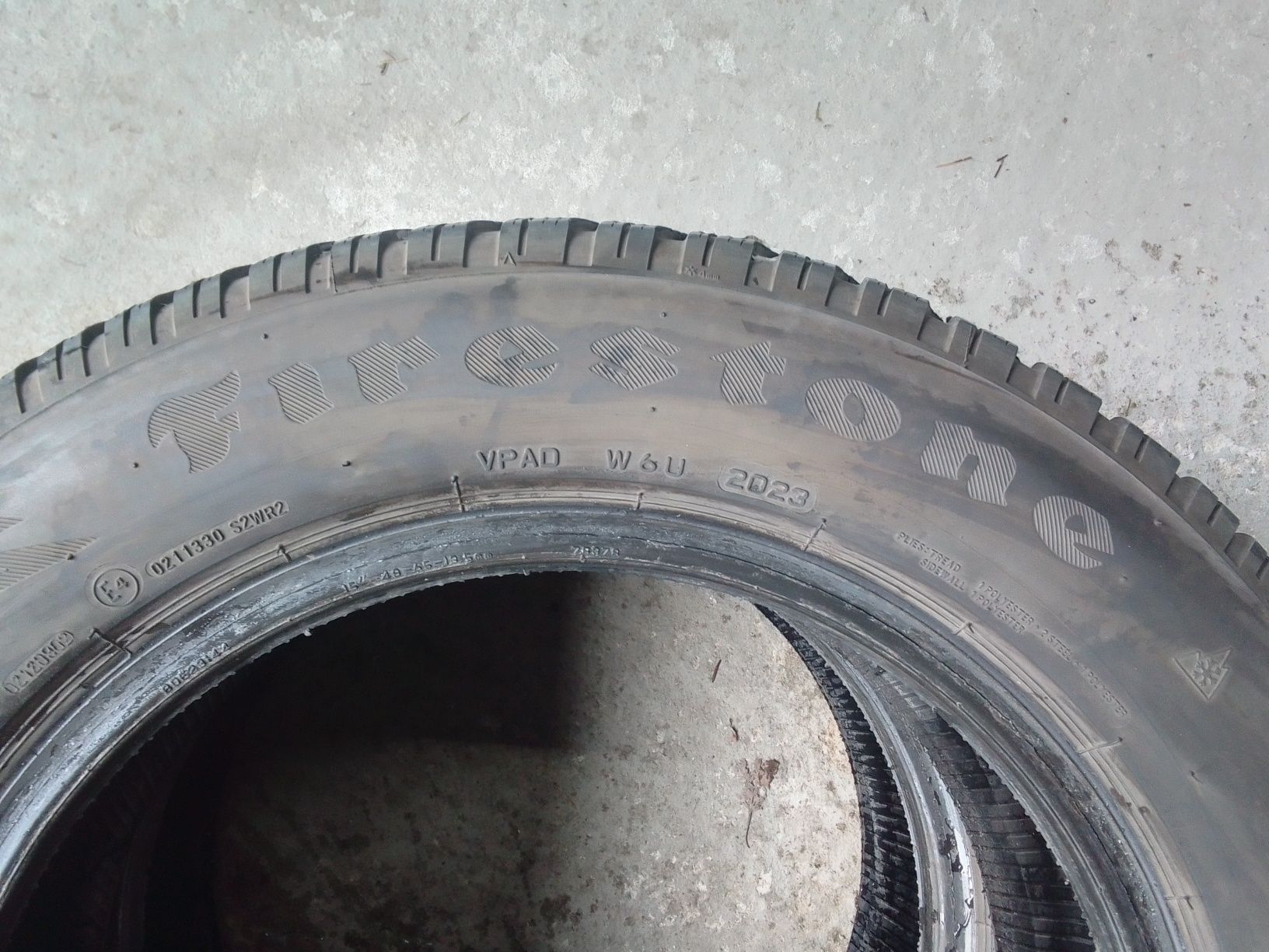 2 Opony zimowe 185/65r15 FIRESTONE 2023r