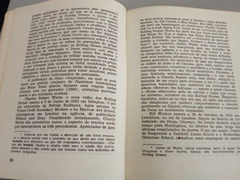 Rolling Stones - dois livros raros 1974 a 1981