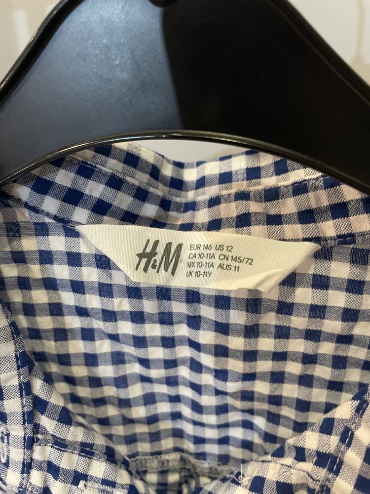Koszulka z wiązaniem na dole H&M 146