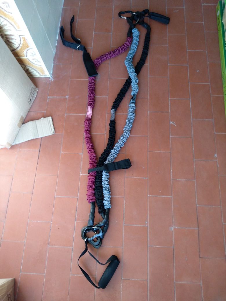 Kit de tonificação de elásticos
