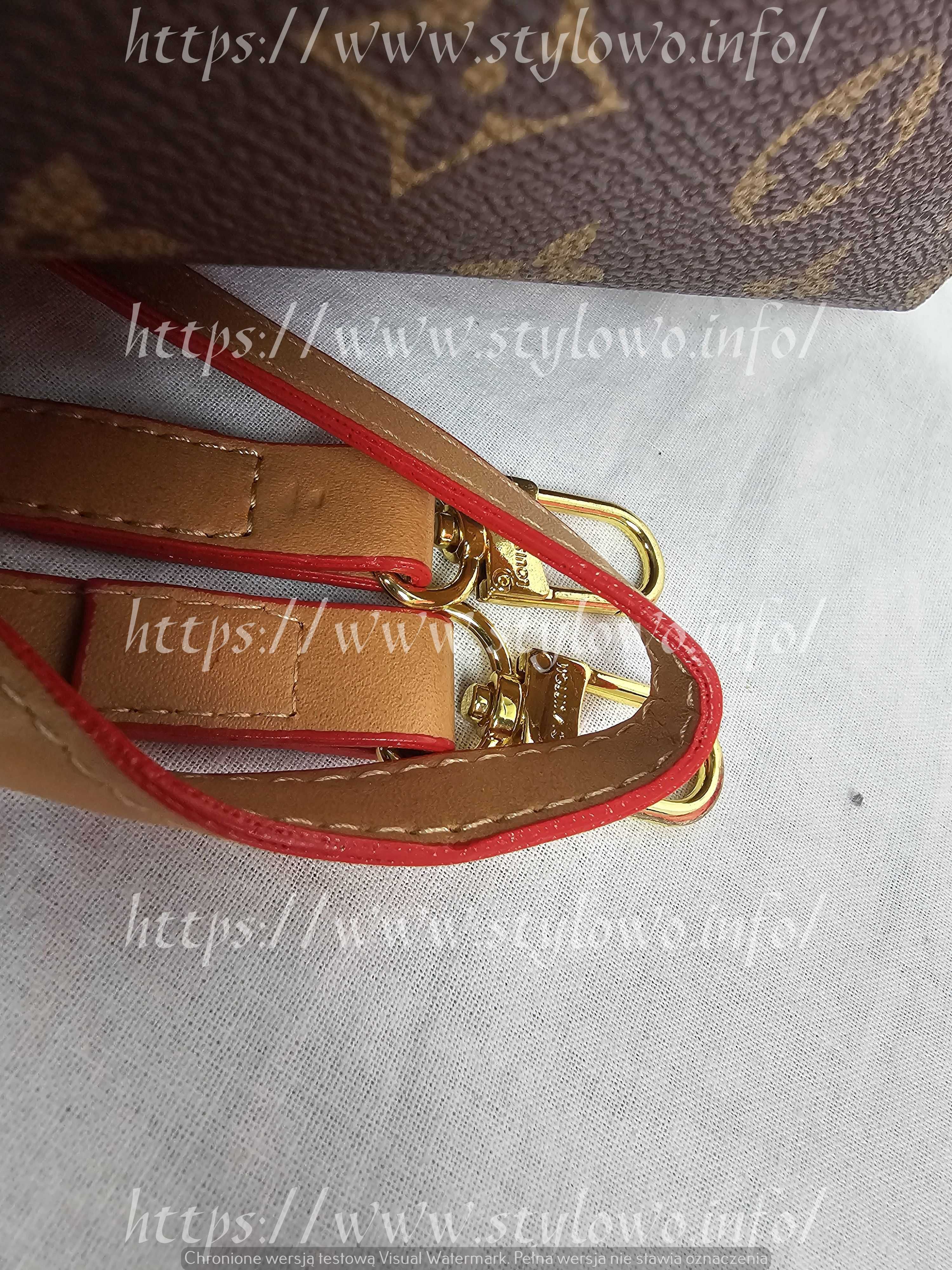 Torba worek Torebka damska Louis Vuitton kuferek brazowy