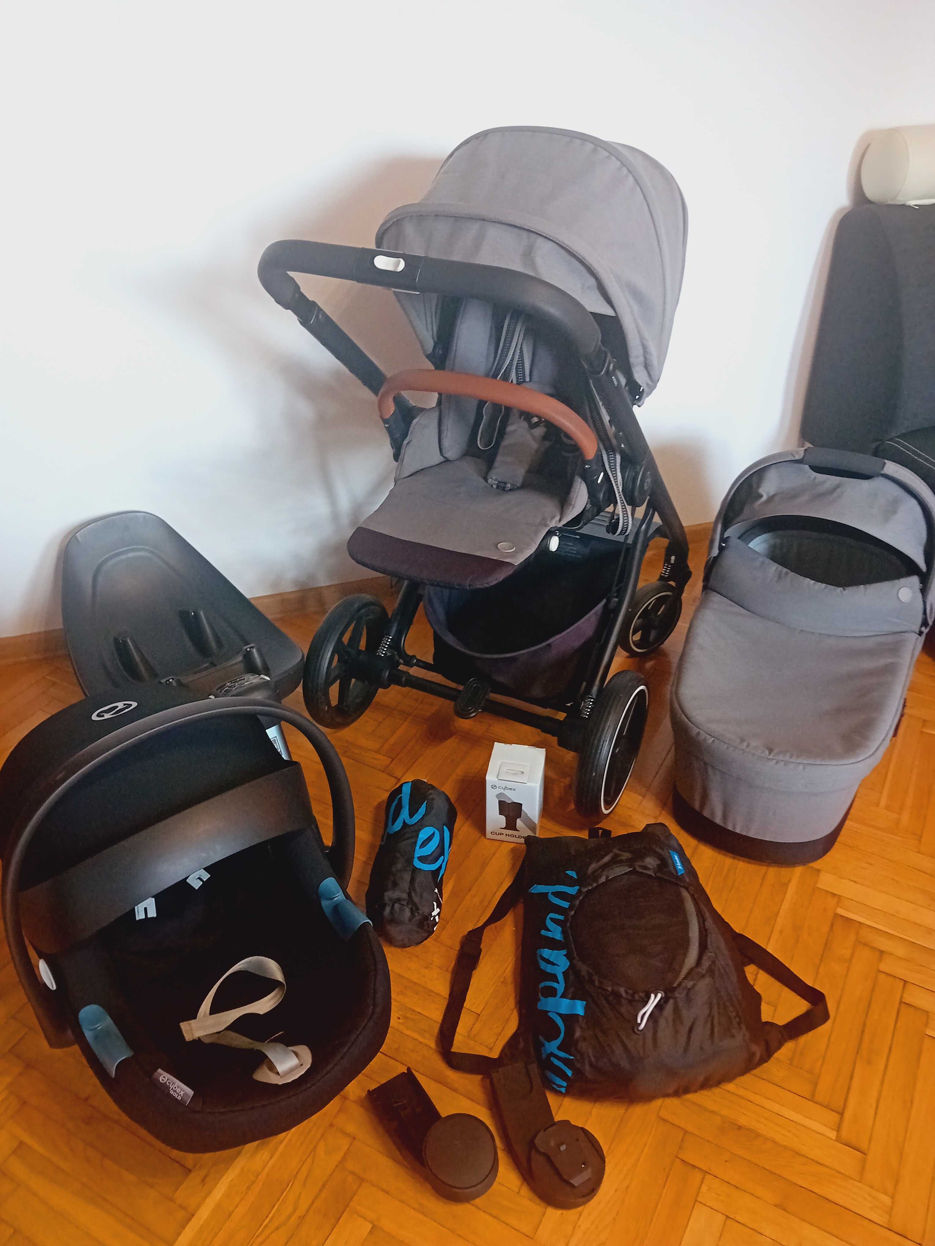Cybex balios s wózek 3w 1 baza i nosidło