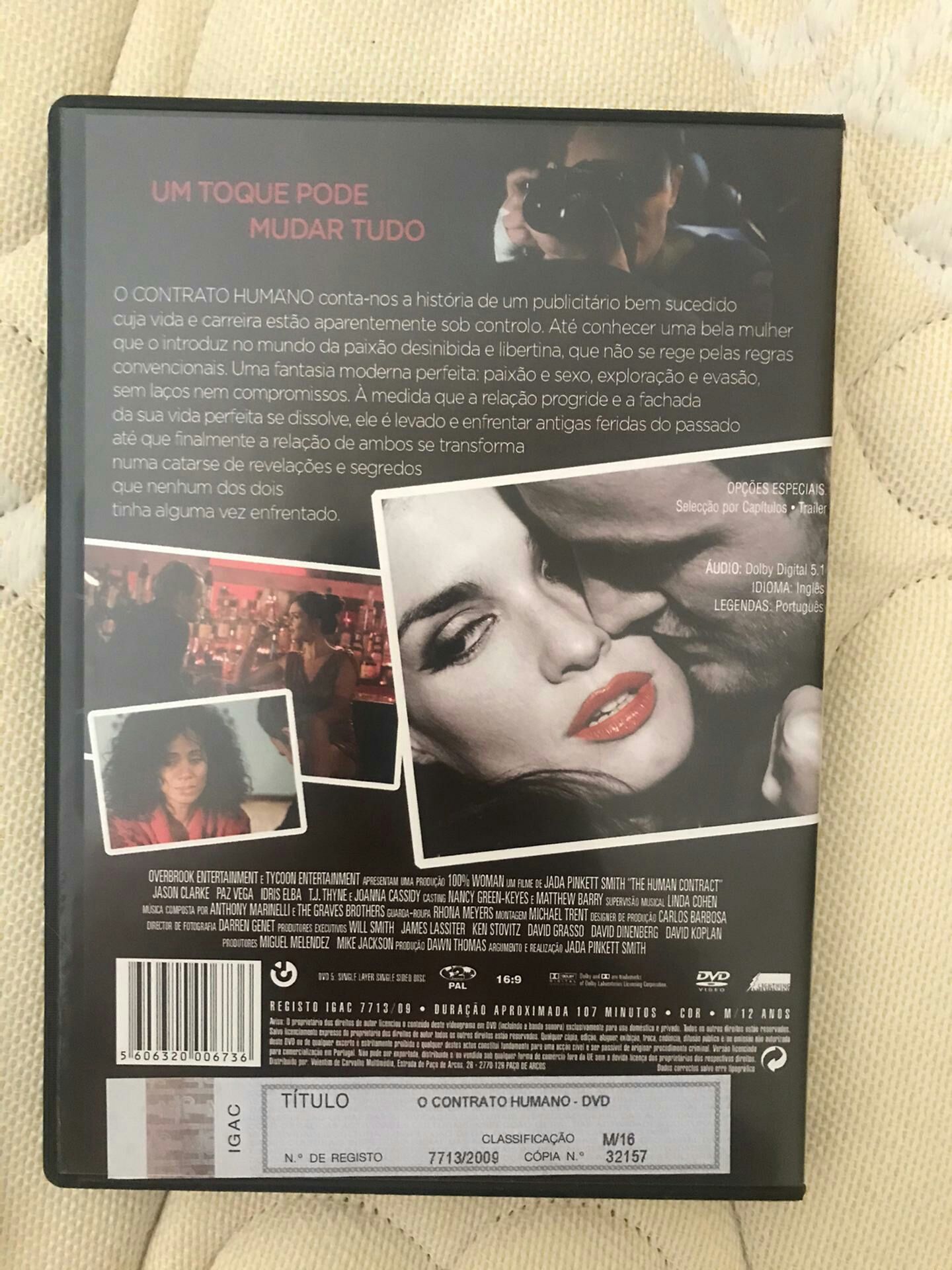 Filme DVD O Contrato Humano