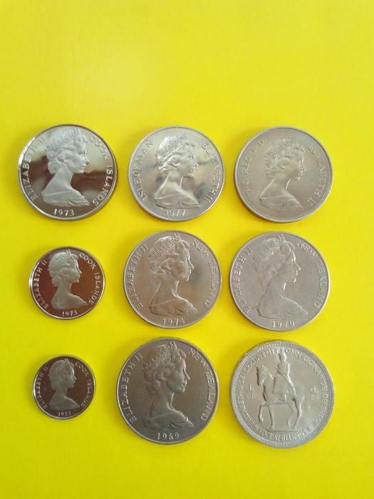 Продам монети   великої Британії та нової Зеландії, в гарному стані.