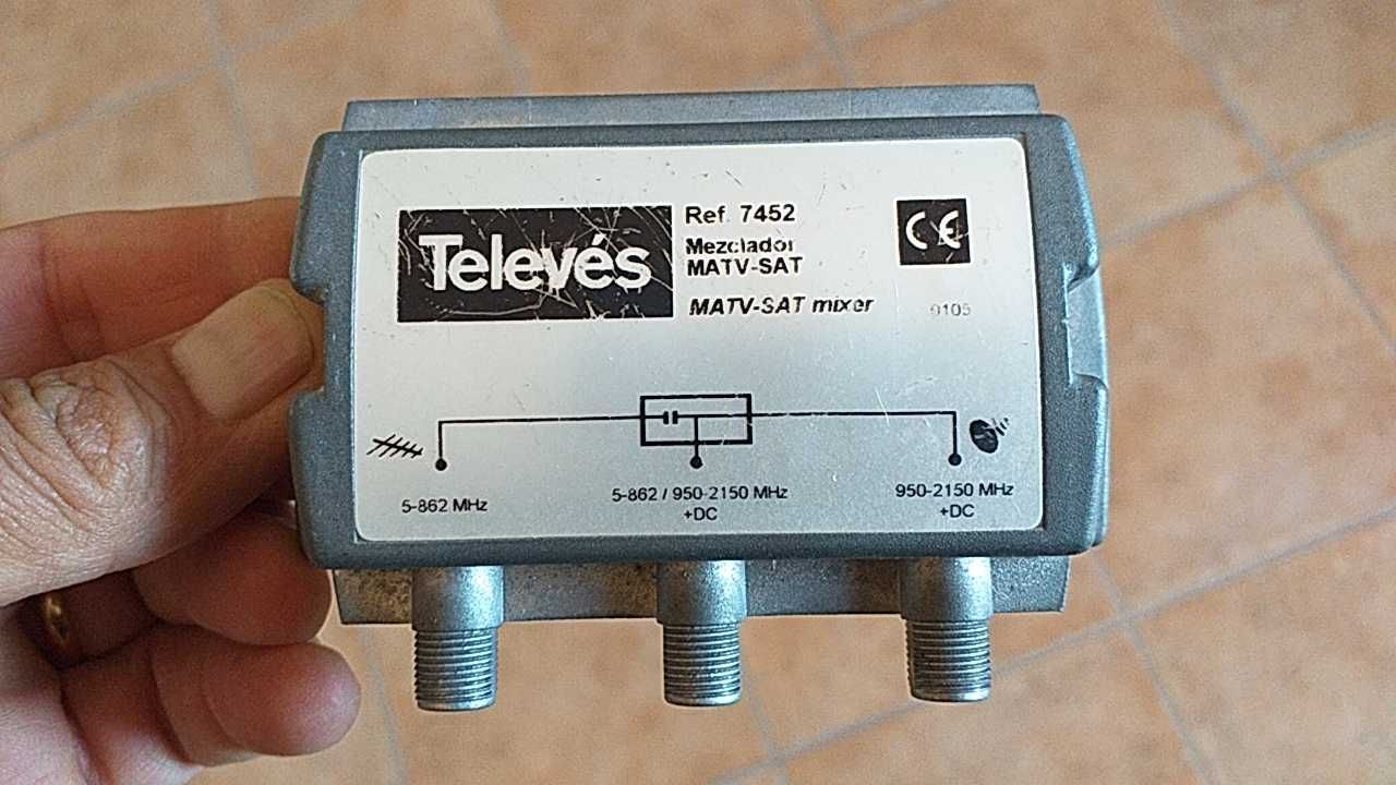 Misturador de sinal TDT e Satélite, Televés 7452