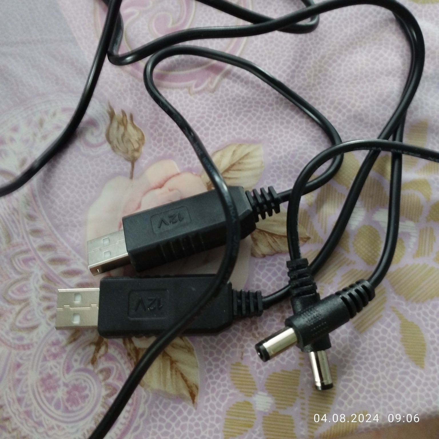 Кабель 12v, 9v для безперебійного живлення роутера