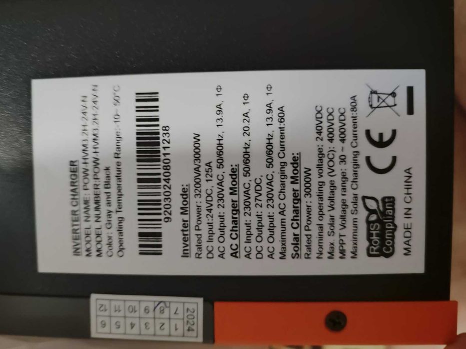 Новий Гібридний інвертор 4 кВт Чиста синусоїда