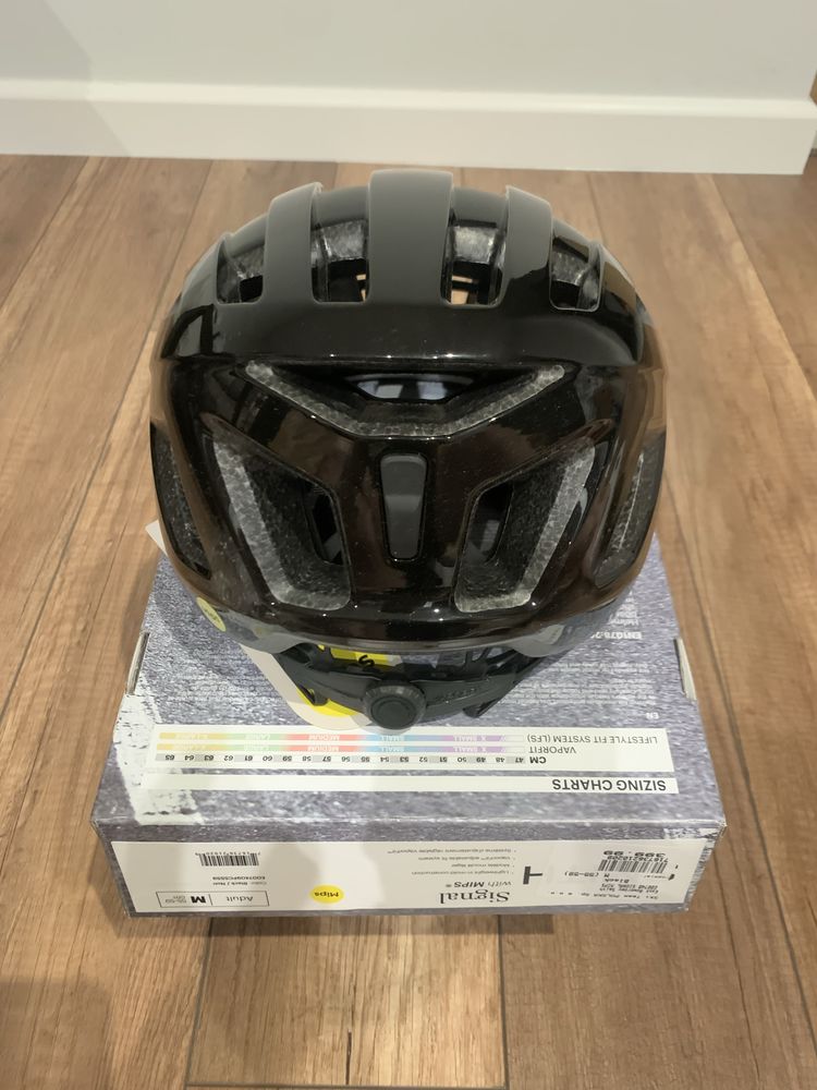 Czarny kask rowerowy SMITH Signal Mips 55-59