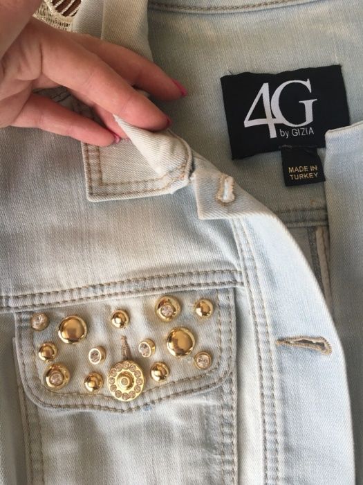 Костюм джинсовый юбка и курточка 4g by Gizia