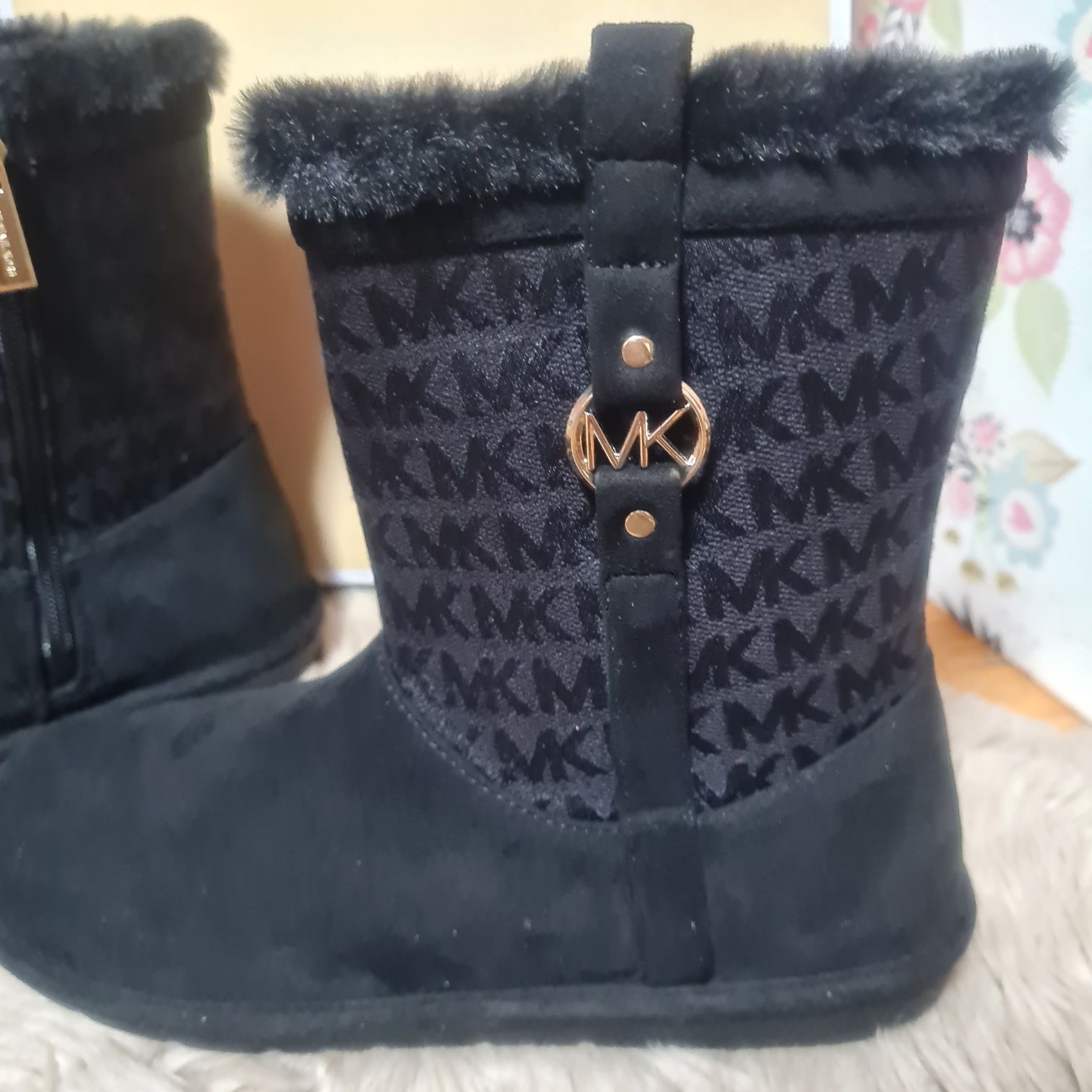 Michael Kors emu śniegowce botki yancy buty zimowe sztybety kozaki r.