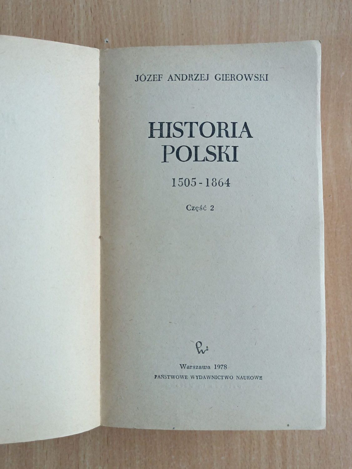 Historia Polski PWN 4 tomy / komplet