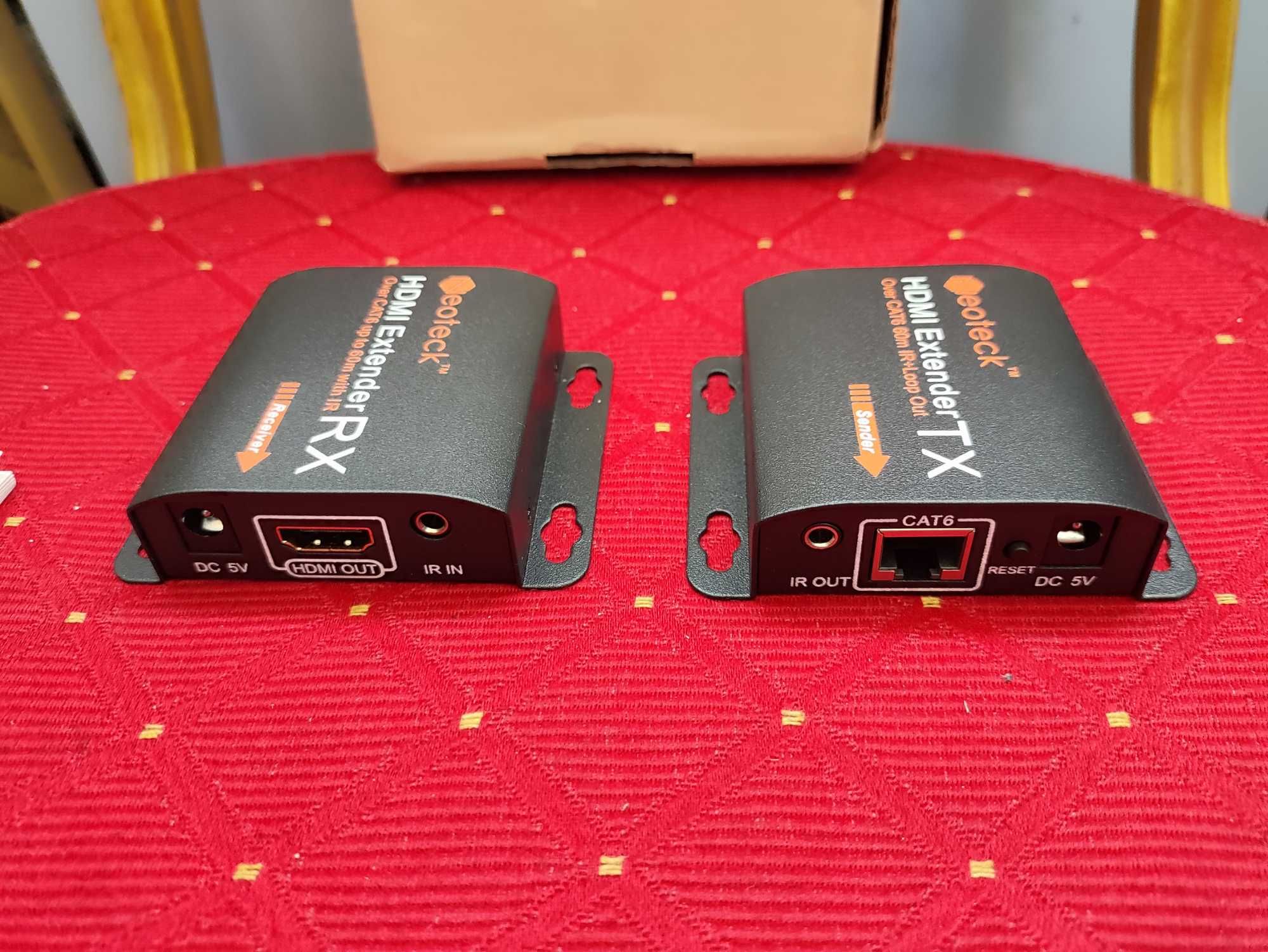 Neoteck Przedłużacz HDMI Extender RJ45 NTK014 CAT6 Cat7