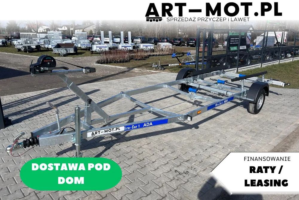 Przyczepa podłodziowa / DOSTAWA! / 620x215cm / HAMULEC / pod ŁÓDŹ, MOTORÓWKE /  RATY! LEASING! przyczepa podłodziowa do łodzi 6.2 m DMC 1300kg