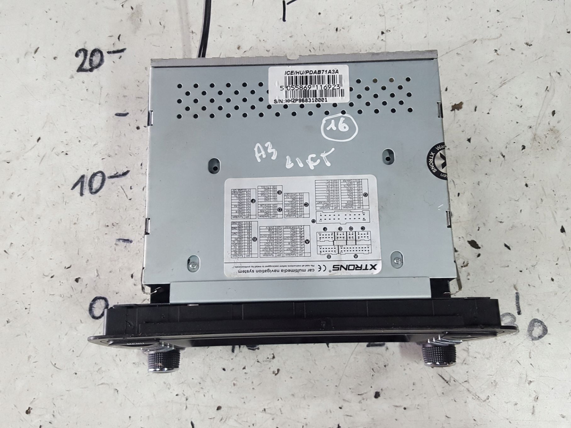 AUDI A3 8P 03-12r RADIO NAWIGACJA XTRONS