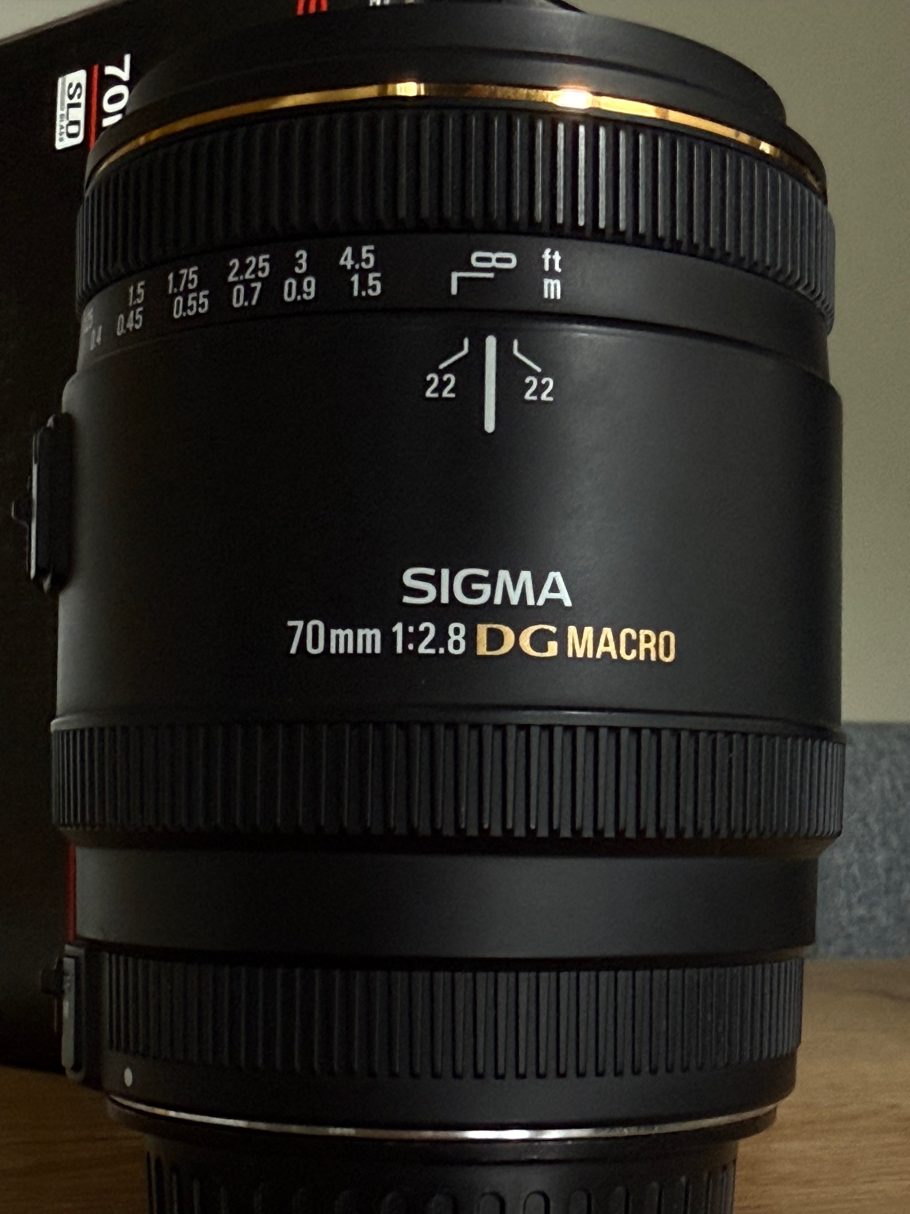 Sigma 70 f2,8 macro Canon EF