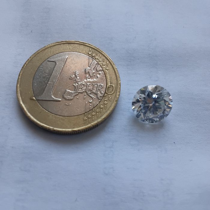 Diamante CVD 8.5mm   Pura Perfeição! Certificado