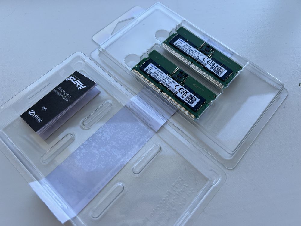 Оперативна памʼять Samsung SODIMM  DDR5 2x8GB (PC5-5600B-SC0-1010-XT)